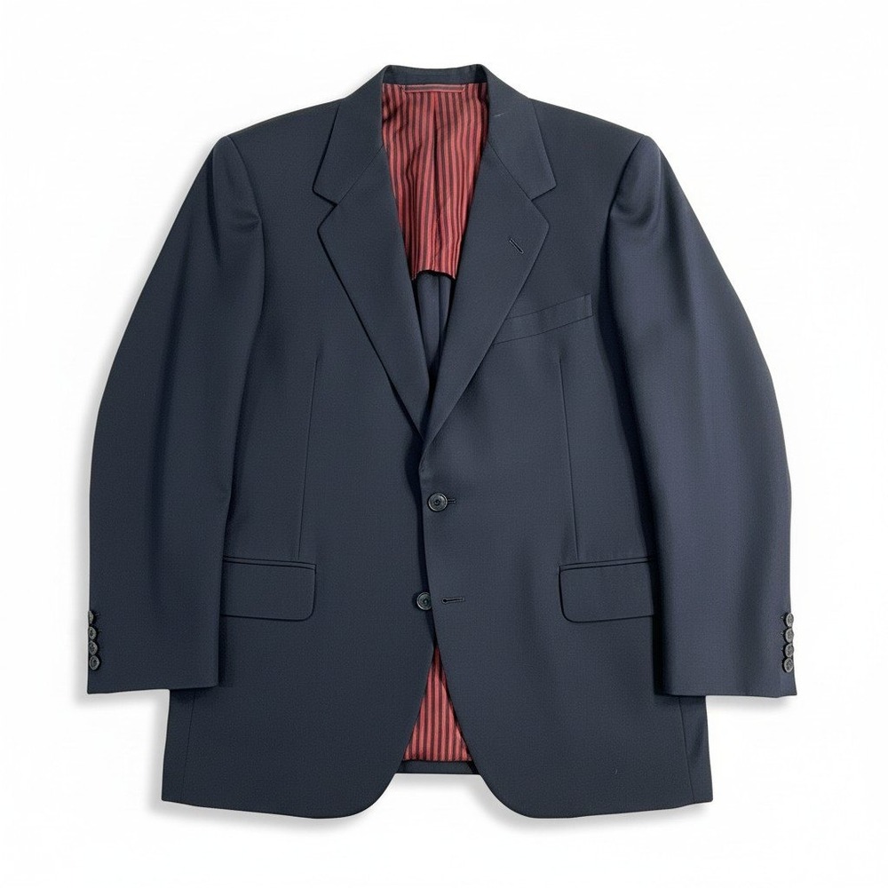 VTG 1993 Oxxford Clothes‎ Men's Wool Navy Blazer Tailored Suit Jacket USA Made